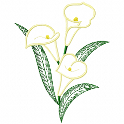 Flowers And Tree Embroidery Design 5 Flowers And Tree Embroidery Design 5